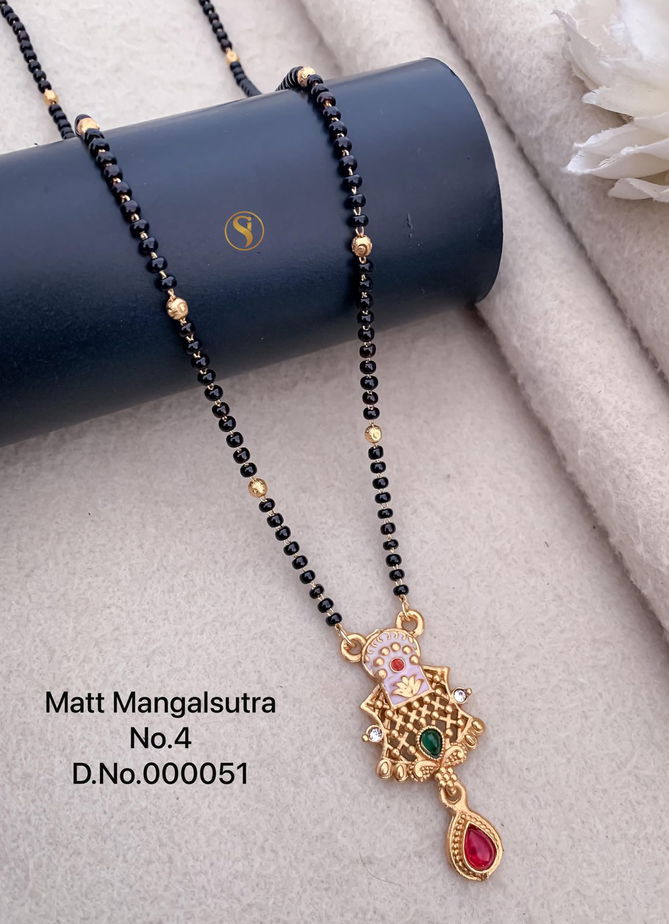 4 MH Daily Wear Matte Mangalsutra Manufacturers
